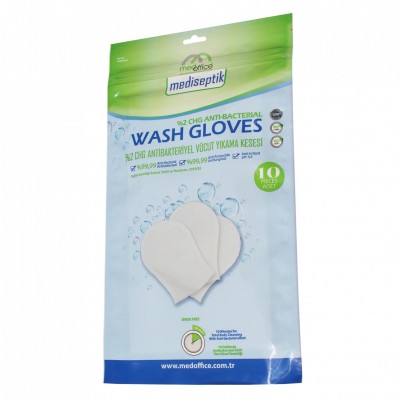 Mediseptik % 2CHG Anti-Bacterial Body Washing Gloves