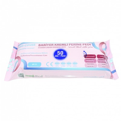 Perineal Area Cleaning Wipe with Barrier Cream, Incontinence Care Wipe