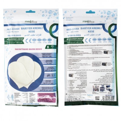 Washing Gloves With Barrier Cream